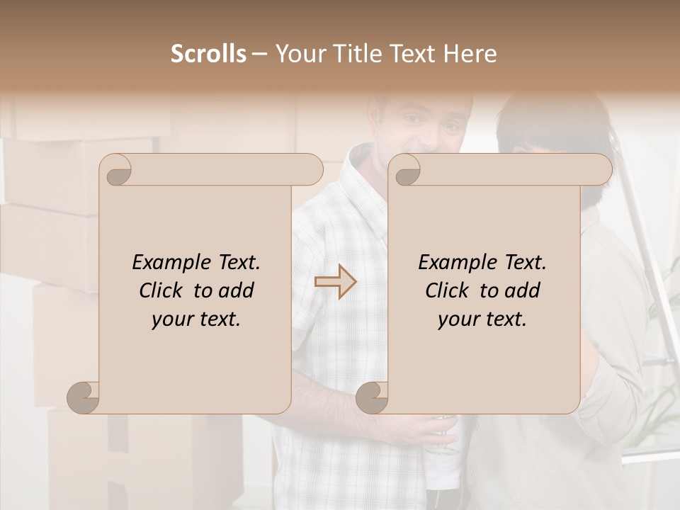 Flat Casual Crate PowerPoint Template