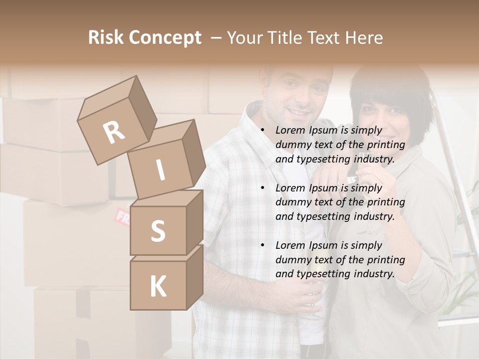 Flat Casual Crate PowerPoint Template