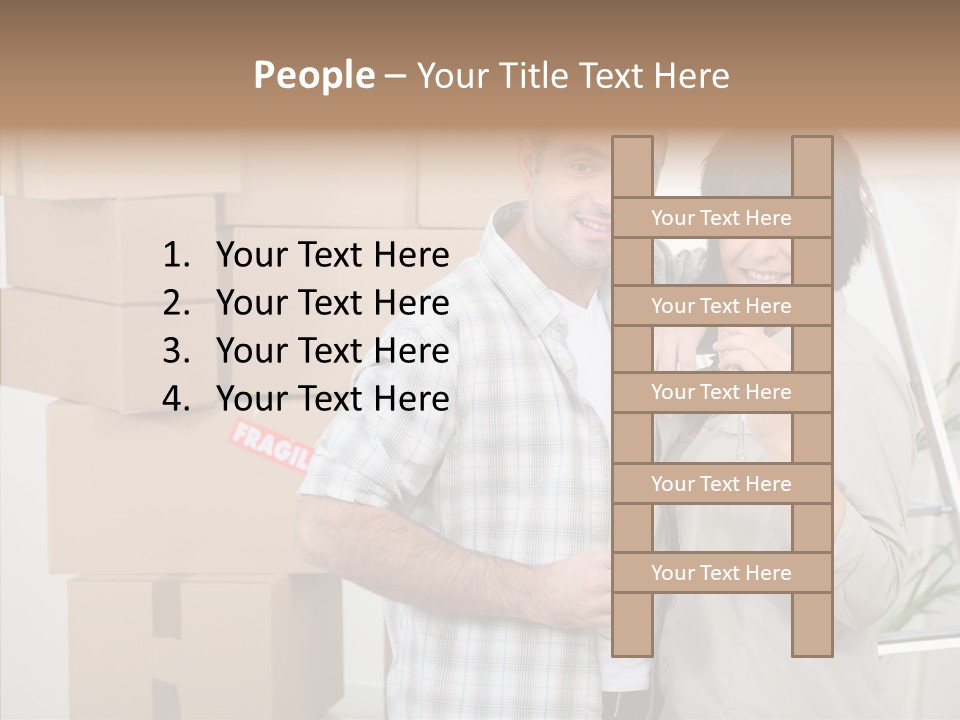 Flat Casual Crate PowerPoint Template