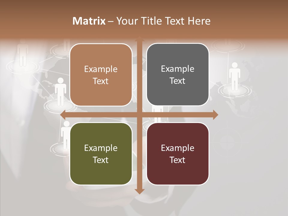 People Phone Notebook PowerPoint Template