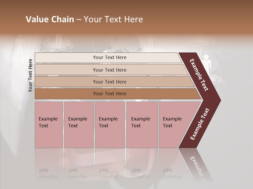 People Phone Notebook PowerPoint Template