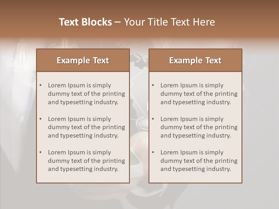 People Phone Notebook PowerPoint Template