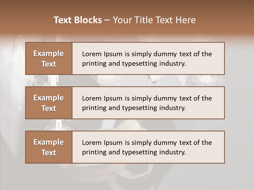 People Phone Notebook PowerPoint Template