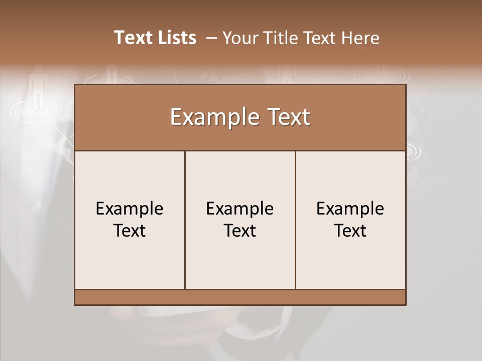 People Phone Notebook PowerPoint Template