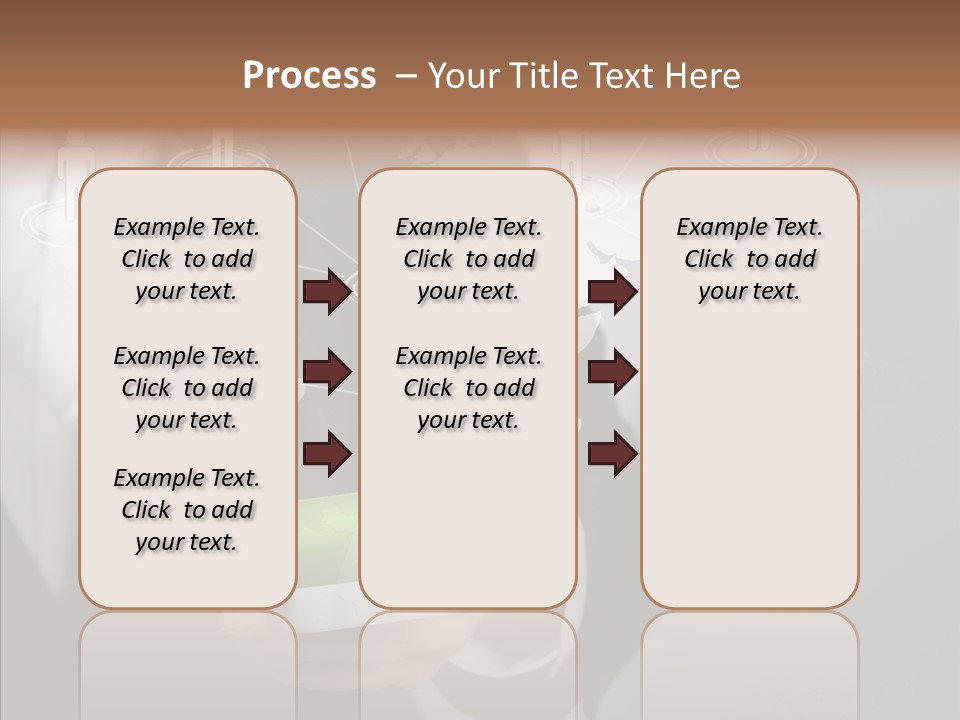 People Phone Notebook PowerPoint Template