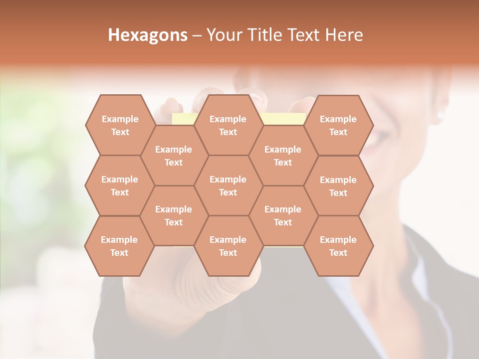 Management Man Positive PowerPoint Template