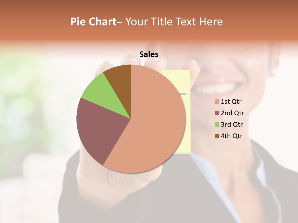 Management Man Positive PowerPoint Template
