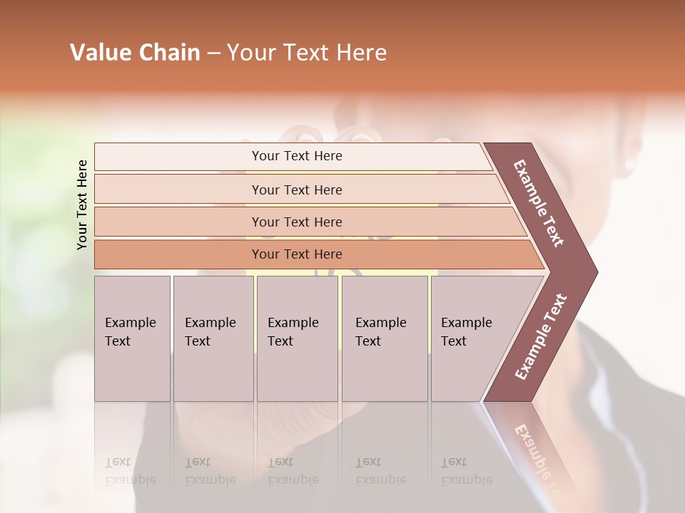 Management Man Positive PowerPoint Template