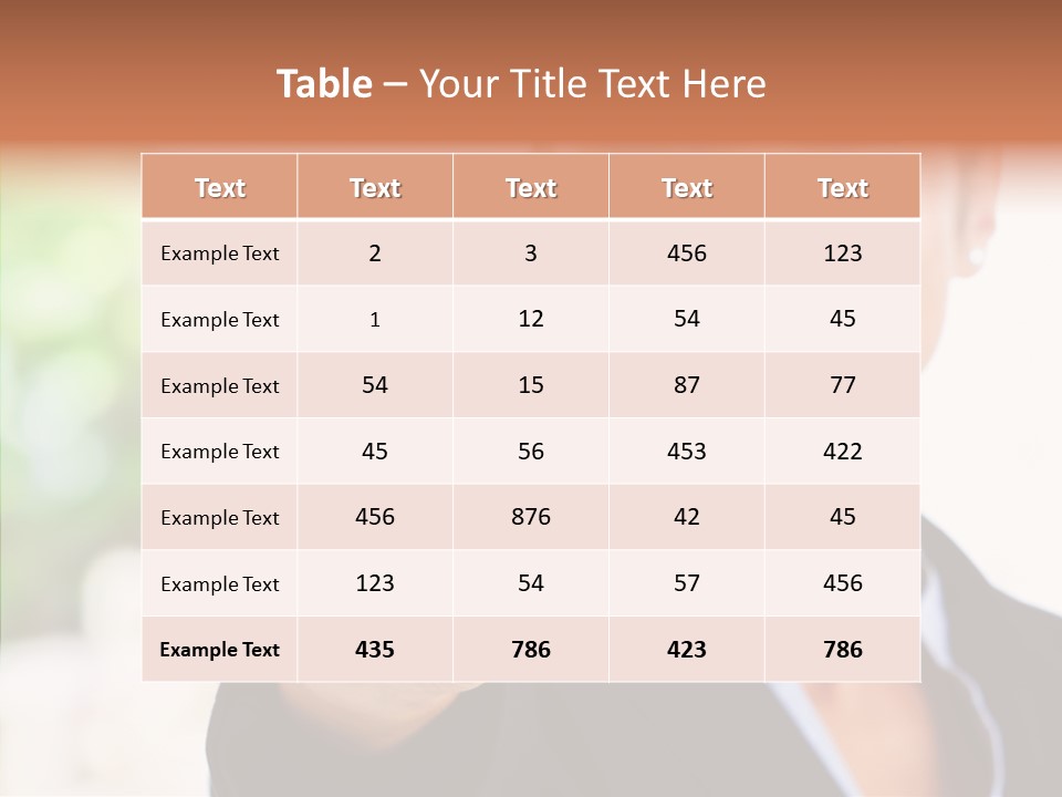 Management Man Positive PowerPoint Template