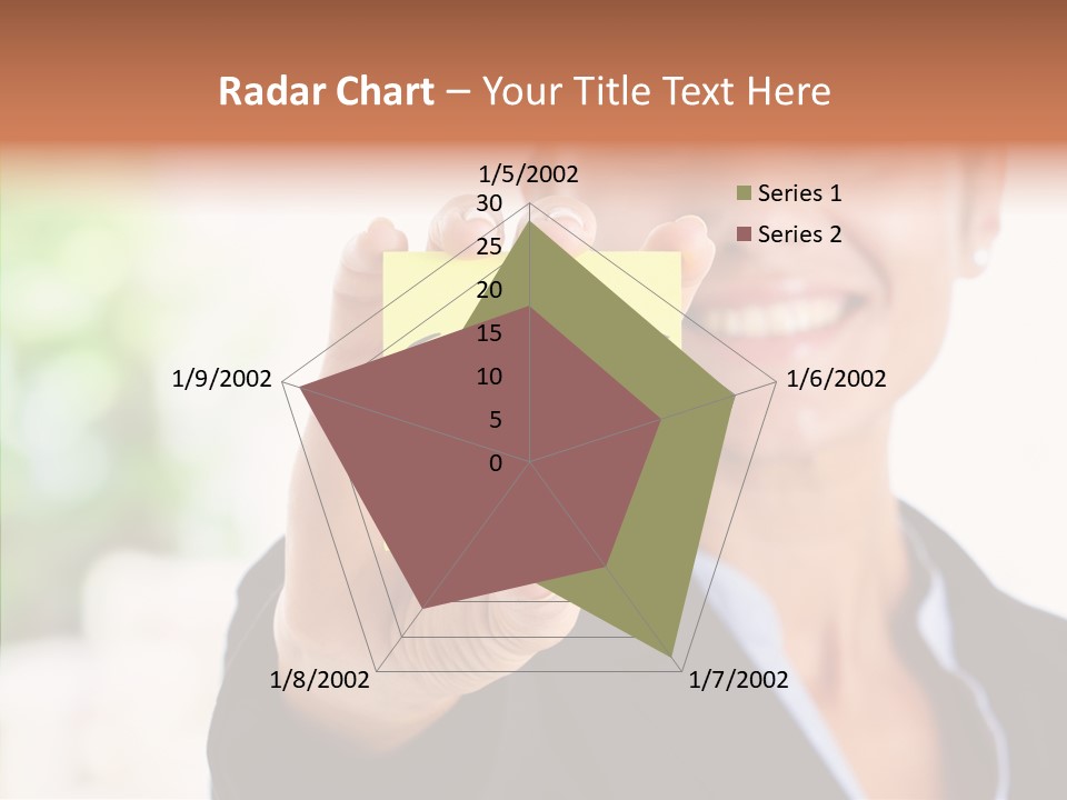 Management Man Positive PowerPoint Template