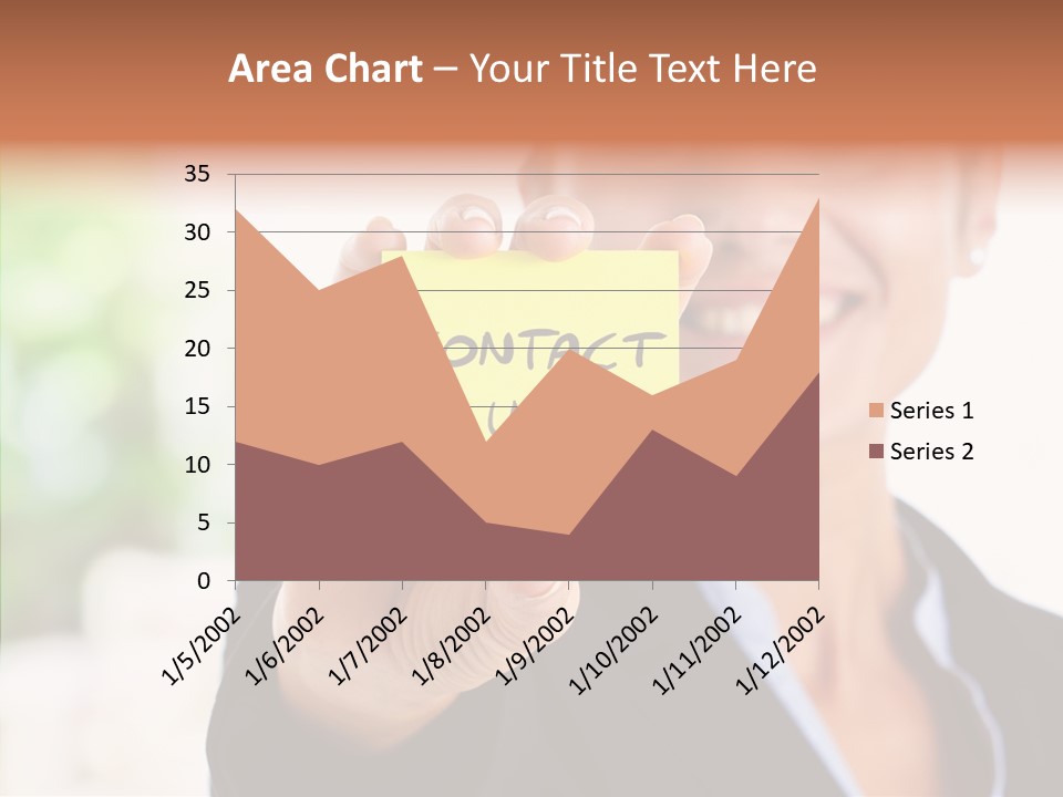Management Man Positive PowerPoint Template