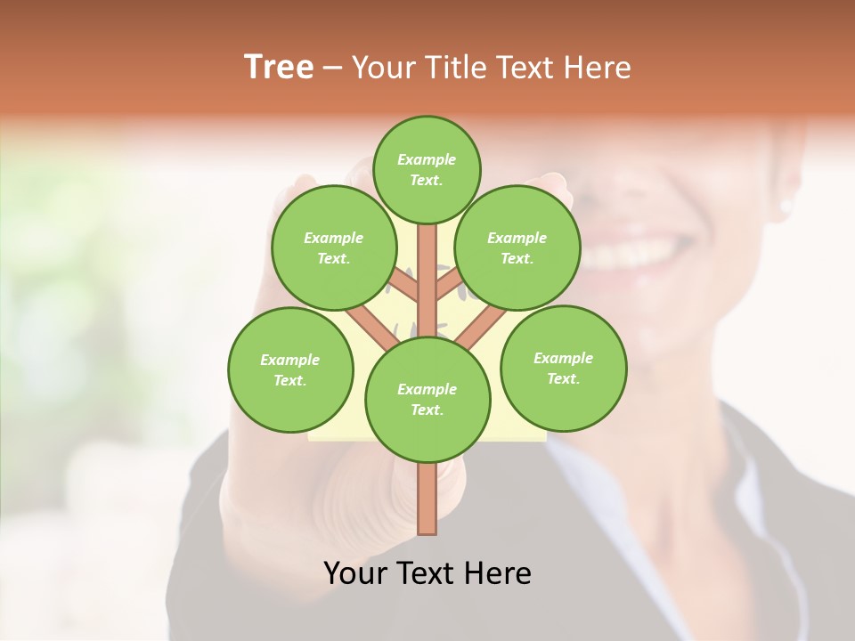 Management Man Positive PowerPoint Template