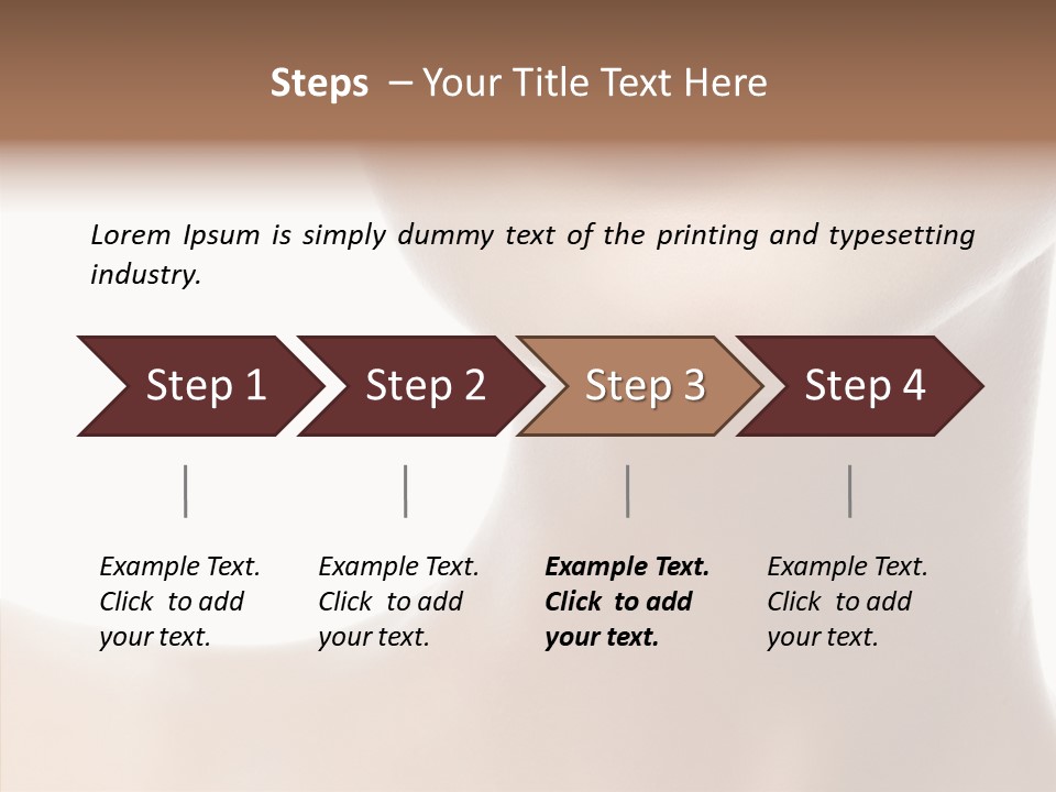 Female Lips Lady PowerPoint Template