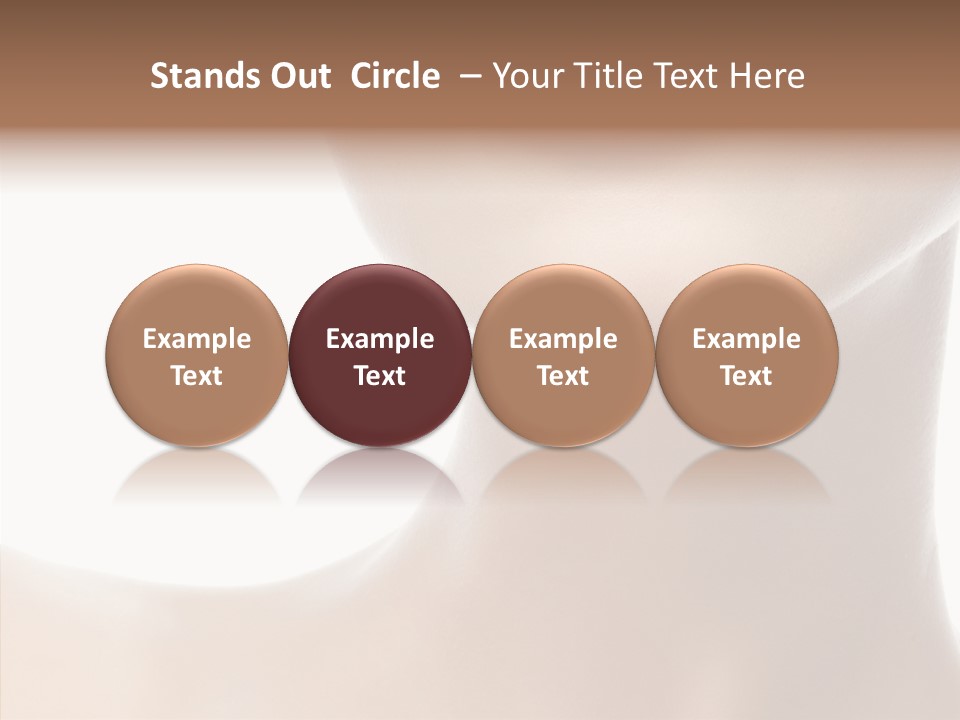 Female Lips Lady PowerPoint Template