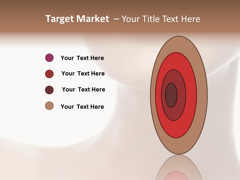 Female Lips Lady PowerPoint Template