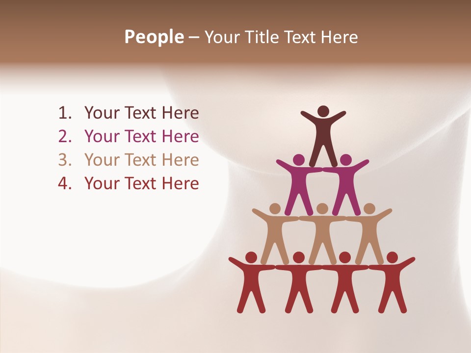 Female Lips Lady PowerPoint Template