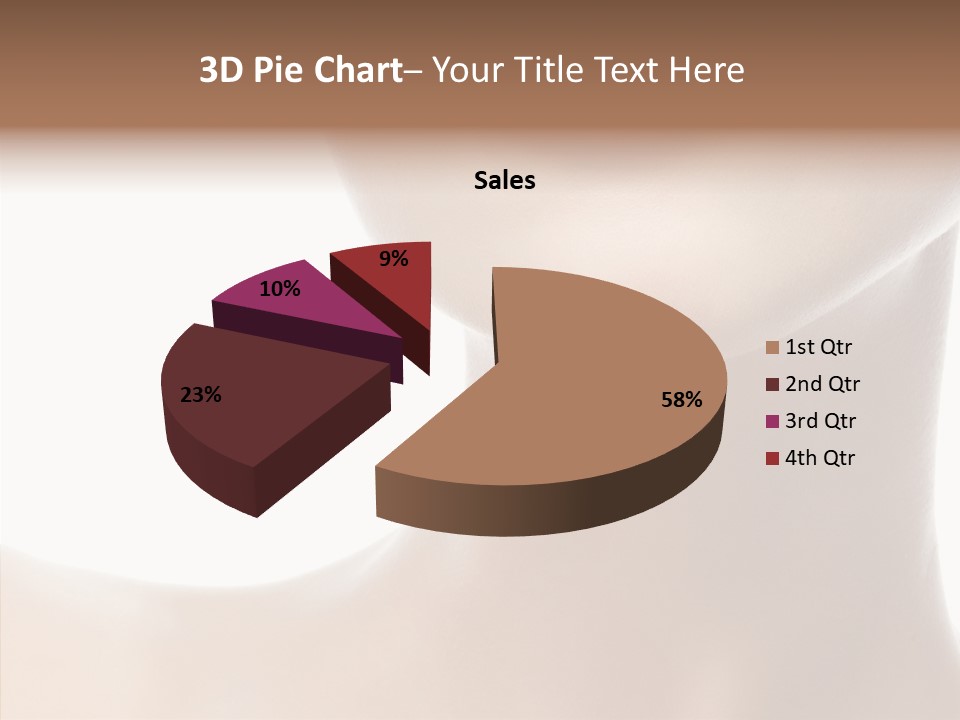 Female Lips Lady PowerPoint Template