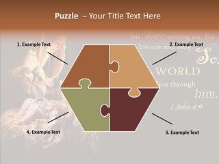 Madonna Savior Nativity PowerPoint Template