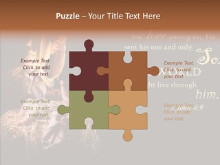 Madonna Savior Nativity PowerPoint Template