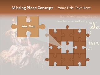 Madonna Savior Nativity PowerPoint Template