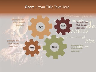 Madonna Savior Nativity PowerPoint Template