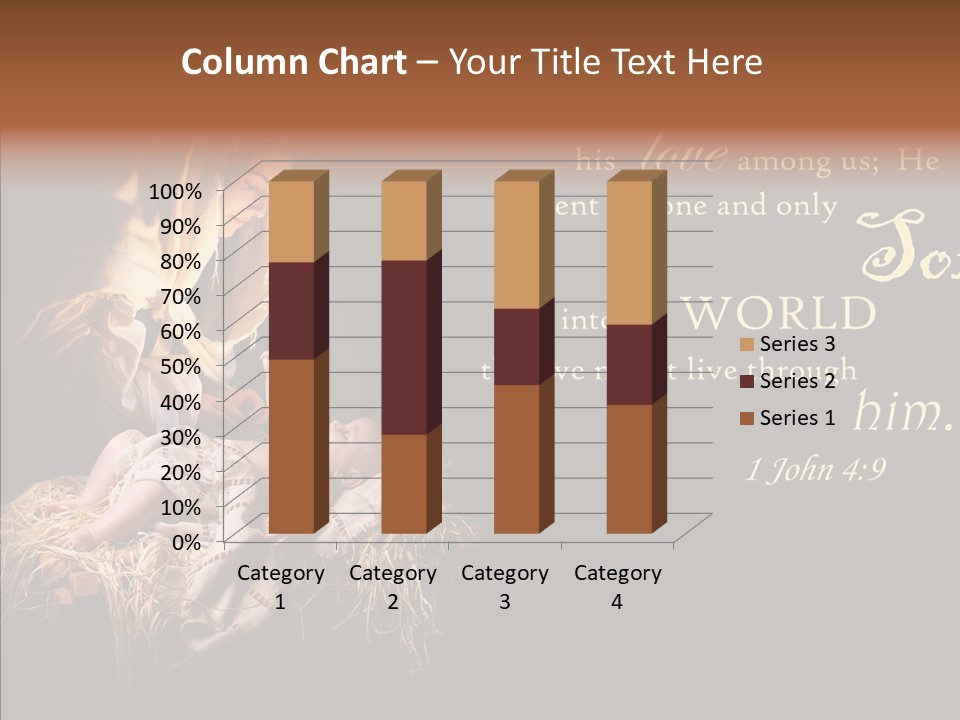 Madonna Savior Nativity PowerPoint Template