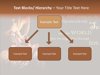 Madonna Savior Nativity PowerPoint Template