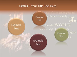 Madonna Savior Nativity PowerPoint Template