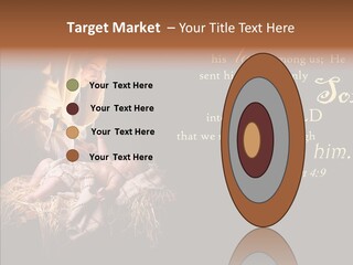 Madonna Savior Nativity PowerPoint Template