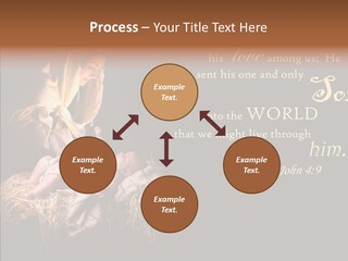 Madonna Savior Nativity PowerPoint Template
