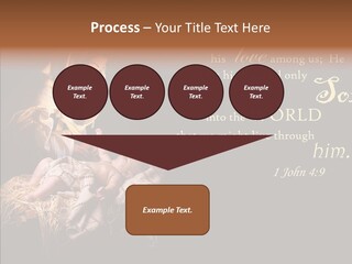 Madonna Savior Nativity PowerPoint Template
