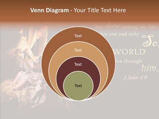 Madonna Savior Nativity PowerPoint Template