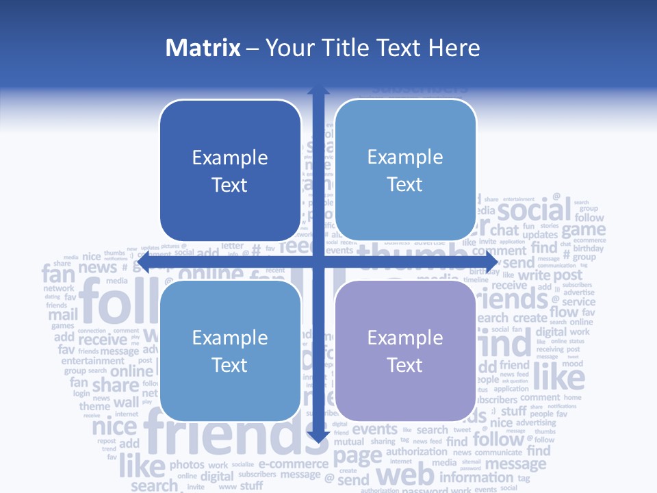 Vote Comment Symbol PowerPoint Template