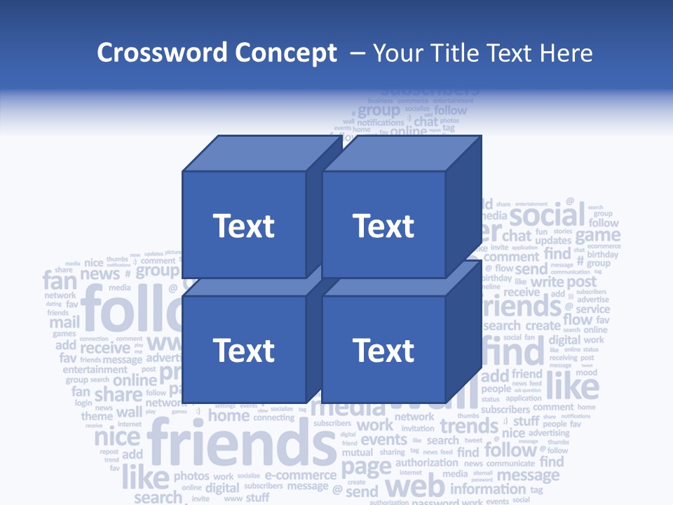 Vote Comment Symbol PowerPoint Template