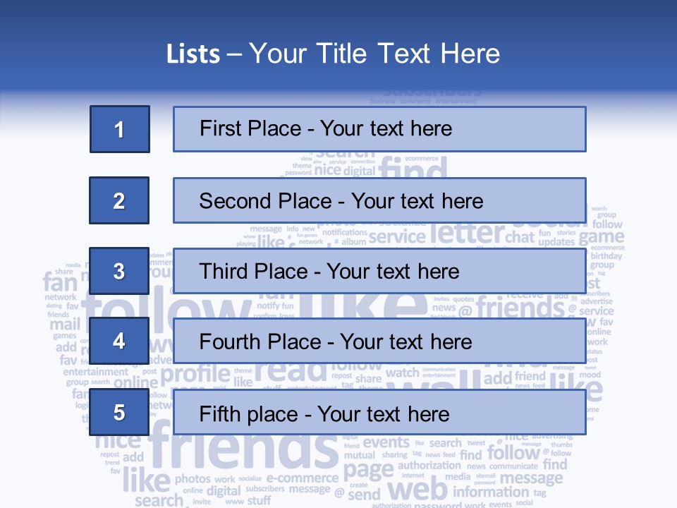 Vote Comment Symbol PowerPoint Template