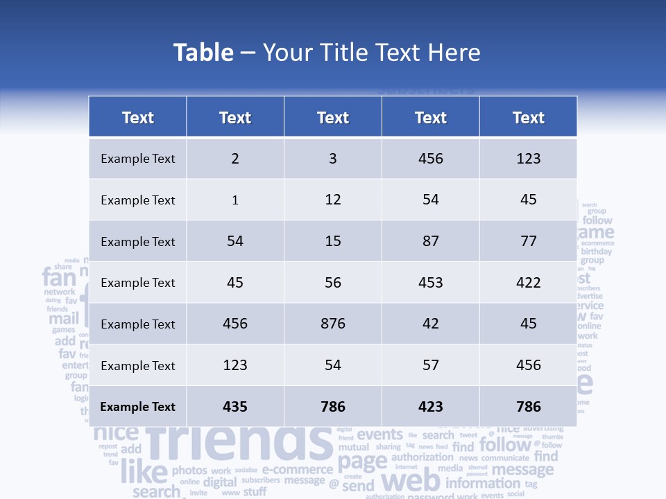Vote Comment Symbol PowerPoint Template