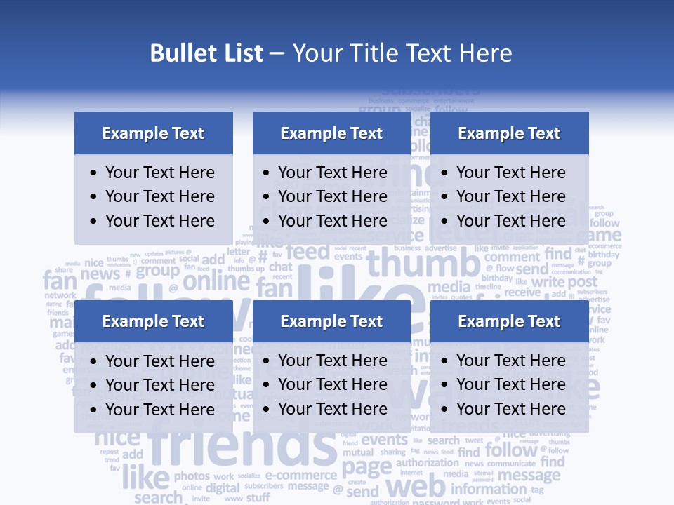 Vote Comment Symbol PowerPoint Template