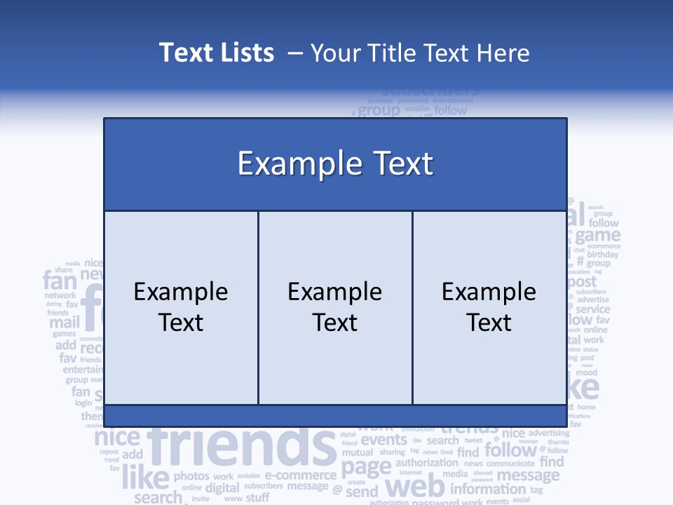 Vote Comment Symbol PowerPoint Template