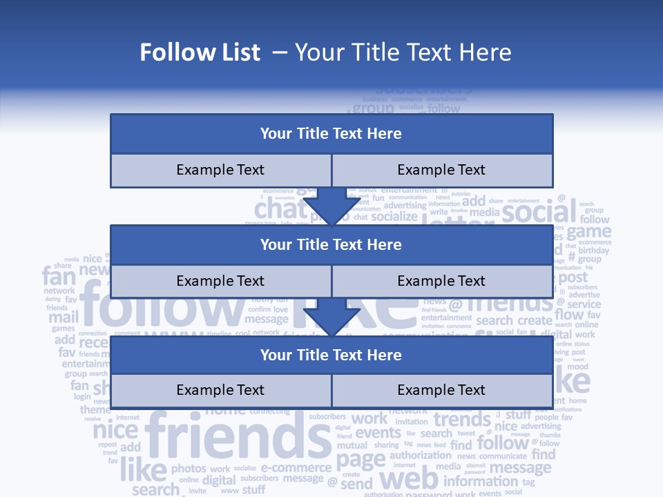 Vote Comment Symbol PowerPoint Template