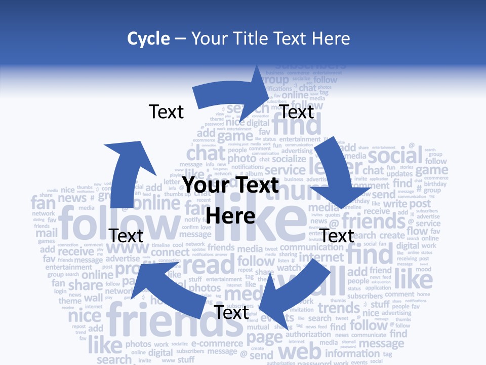 Vote Comment Symbol PowerPoint Template