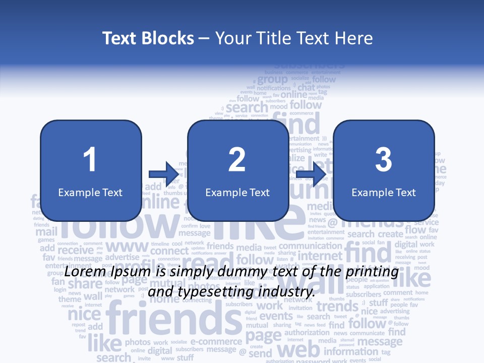 Vote Comment Symbol PowerPoint Template