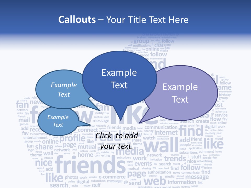 Vote Comment Symbol PowerPoint Template