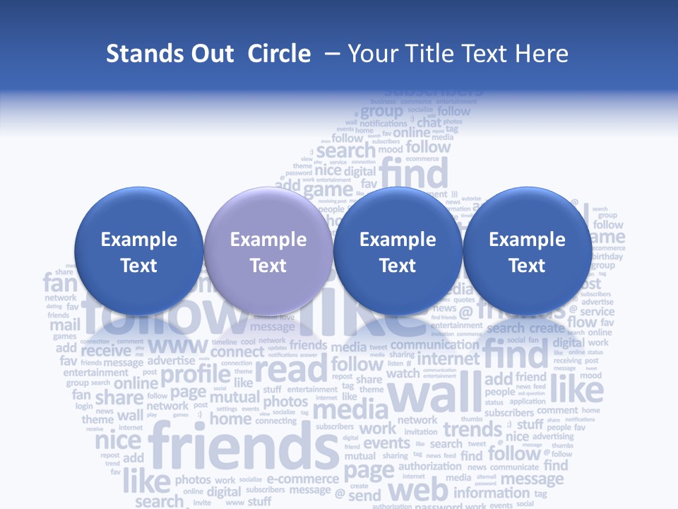 Vote Comment Symbol PowerPoint Template