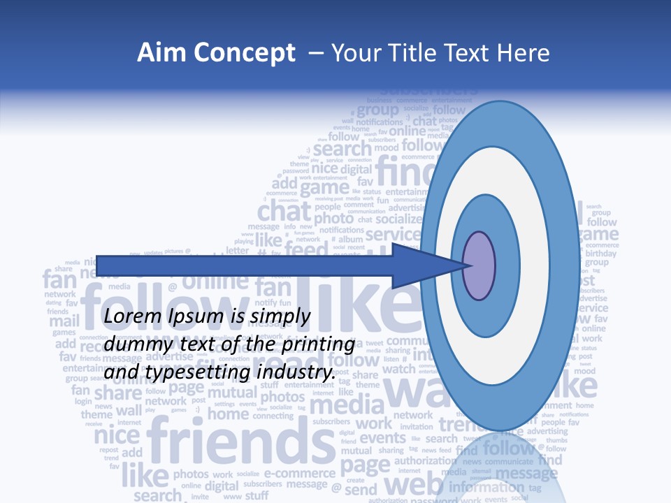 Vote Comment Symbol PowerPoint Template