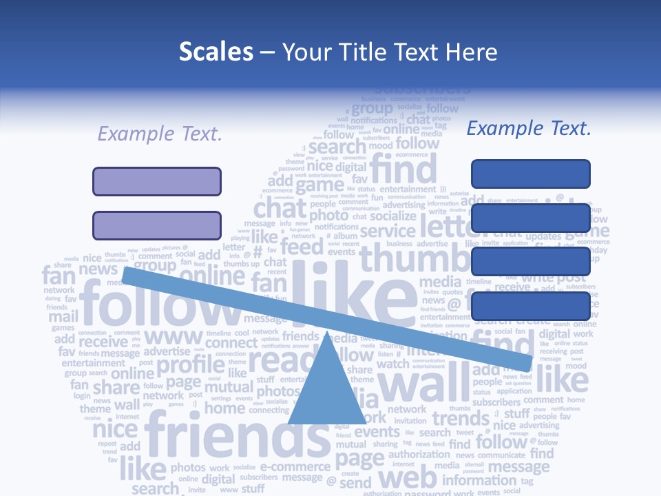 Vote Comment Symbol PowerPoint Template
