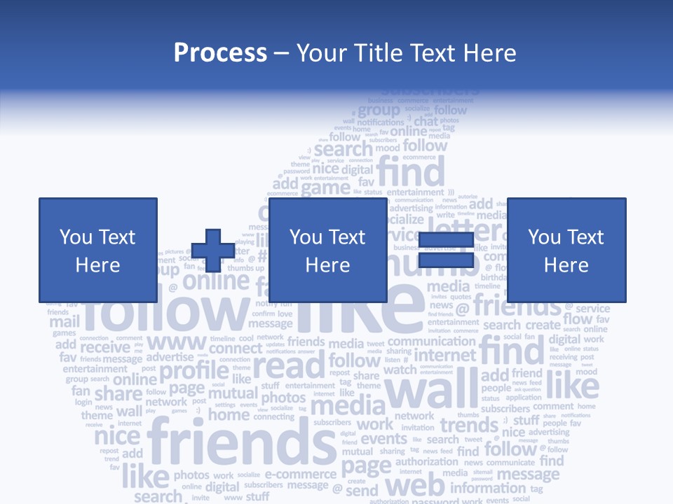 Vote Comment Symbol PowerPoint Template