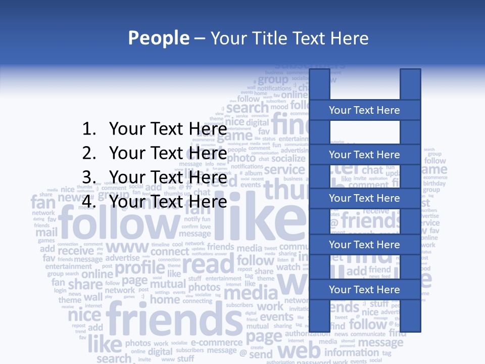 Vote Comment Symbol PowerPoint Template