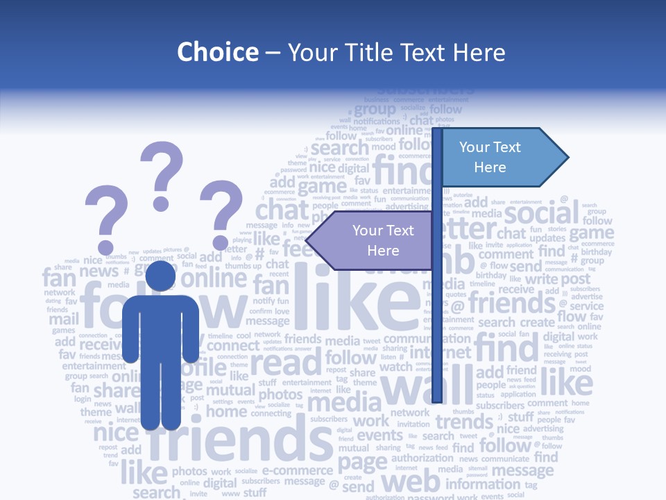 Vote Comment Symbol PowerPoint Template