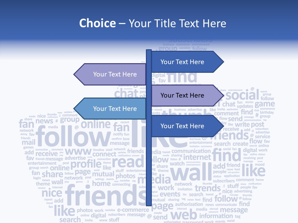 Vote Comment Symbol PowerPoint Template