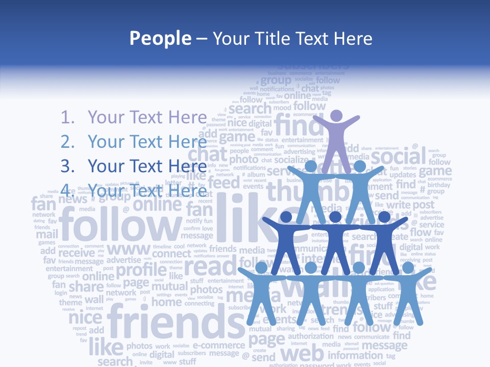 Vote Comment Symbol PowerPoint Template